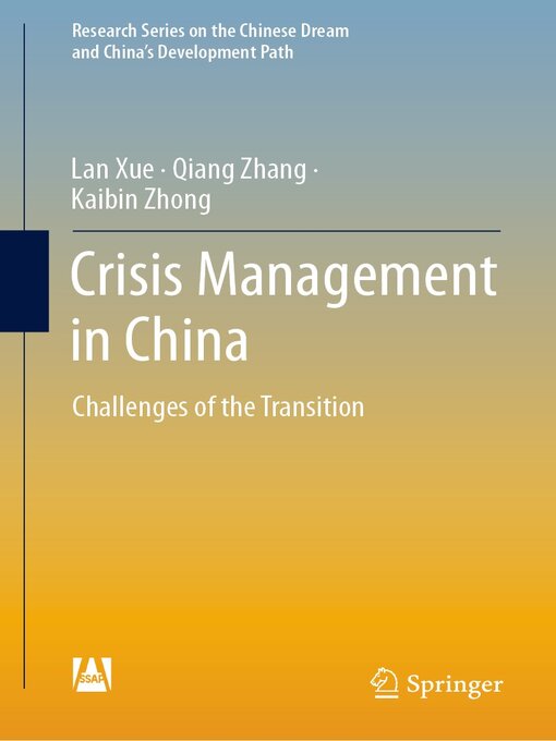 Title details for Crisis Management in China by Lan Xue - Available